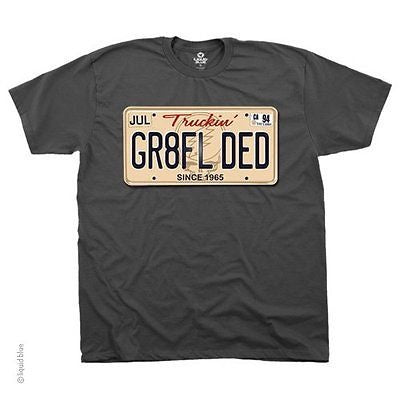 Grateful Dead - GR8FL License Plate T-shirt