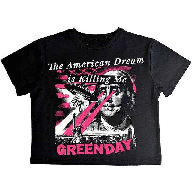 Green Day - American Dream Crop Top T-shirt
