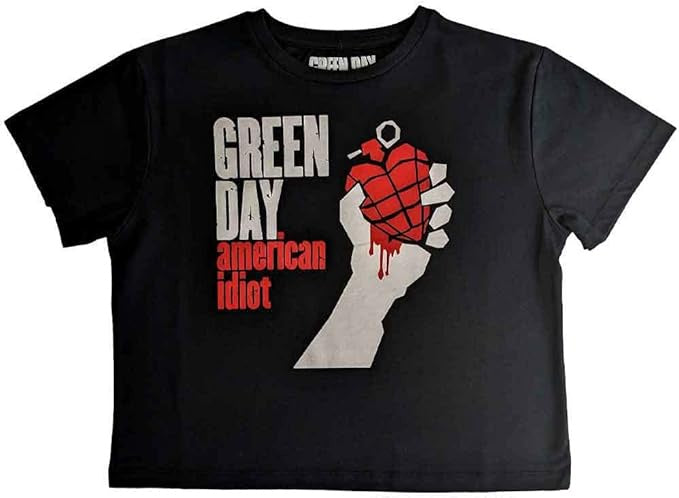 Green Day - American Idiot Crop Top T-shirt