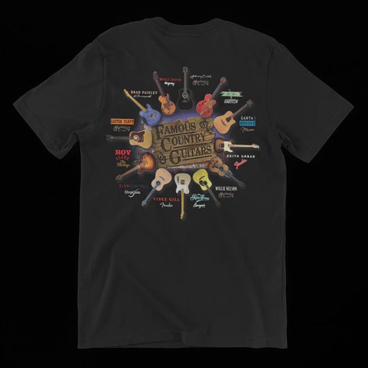 Guitars - Famous Country Guitars T-shirt