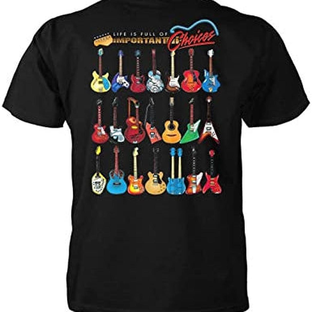 Guitars - Life Is Full Of Important Choices T-shirt