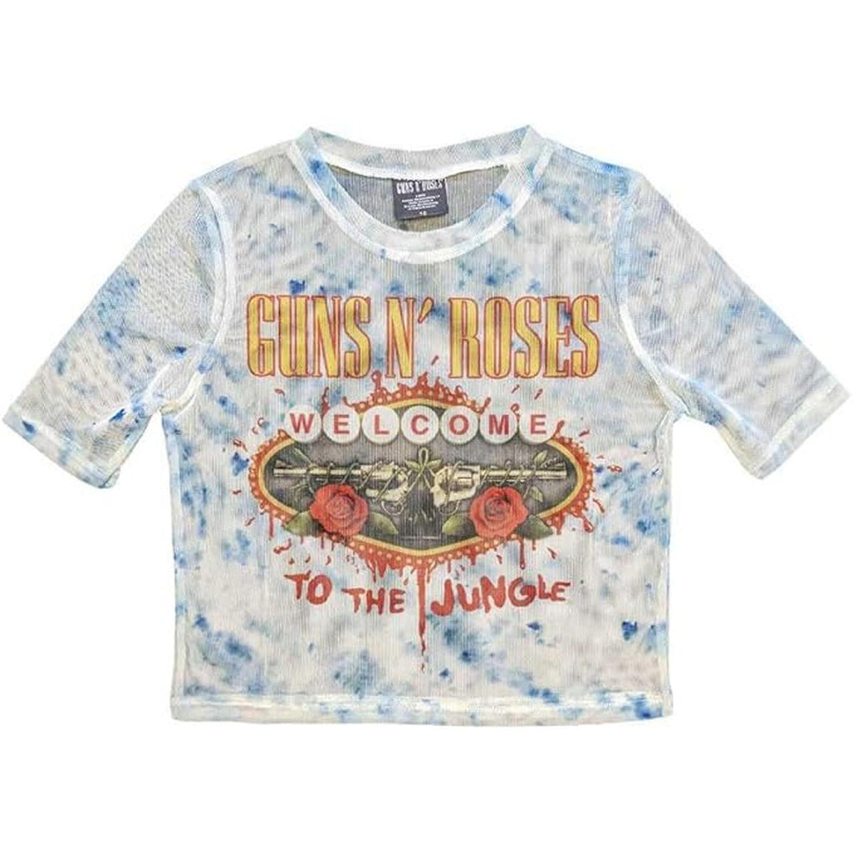 Guns N Roses - Welcome To The Jungle Crop Top T-shirt