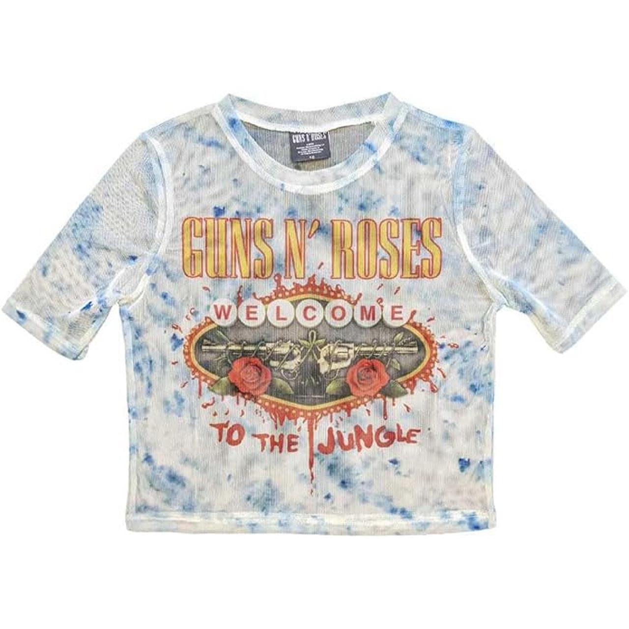Guns N Roses - Welcome To The Jungle Crop Top T-shirt