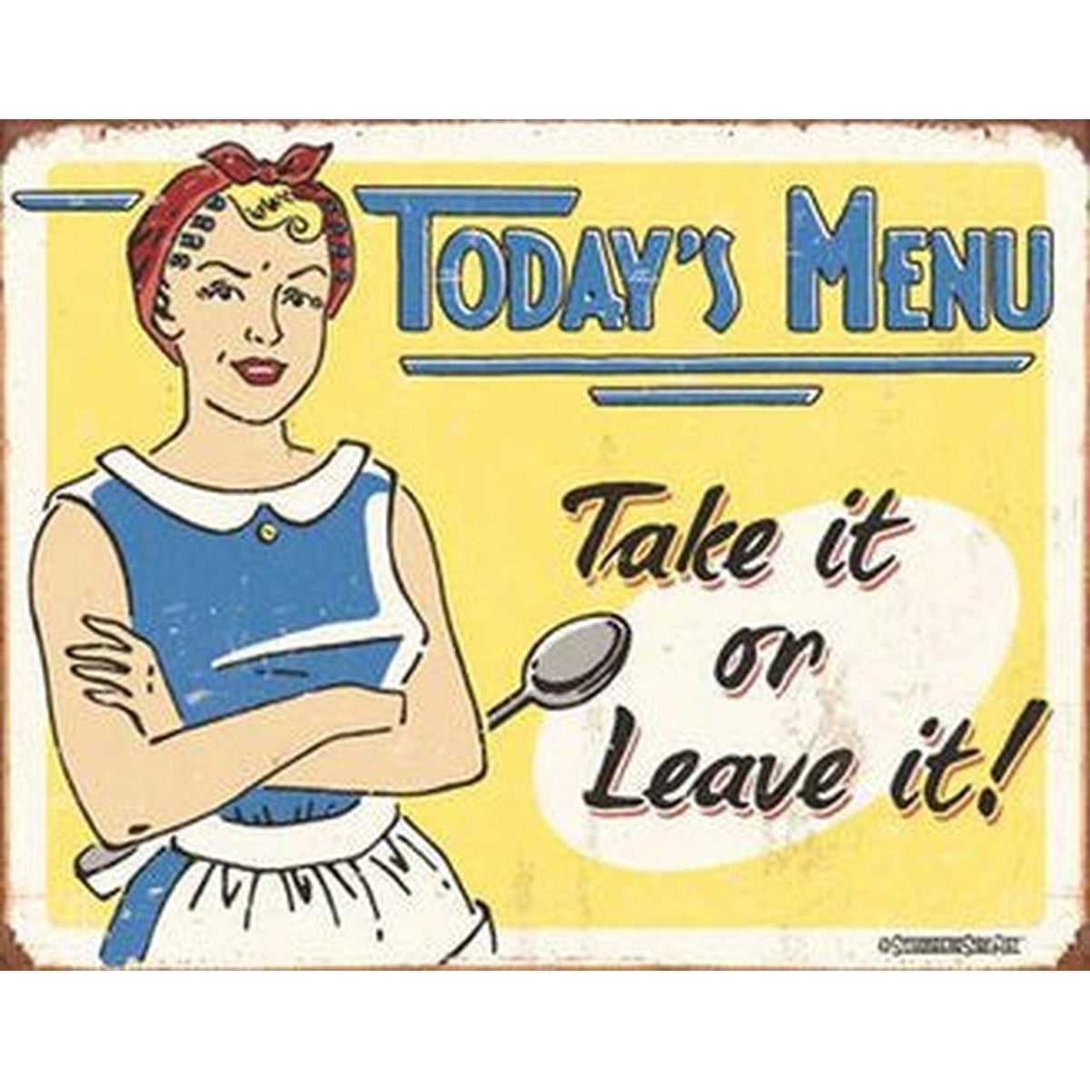 Humour - Schonberg Today&#39;s Menu Billboard