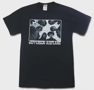 Jefferson Airplane - Black and White Photo T-shirt