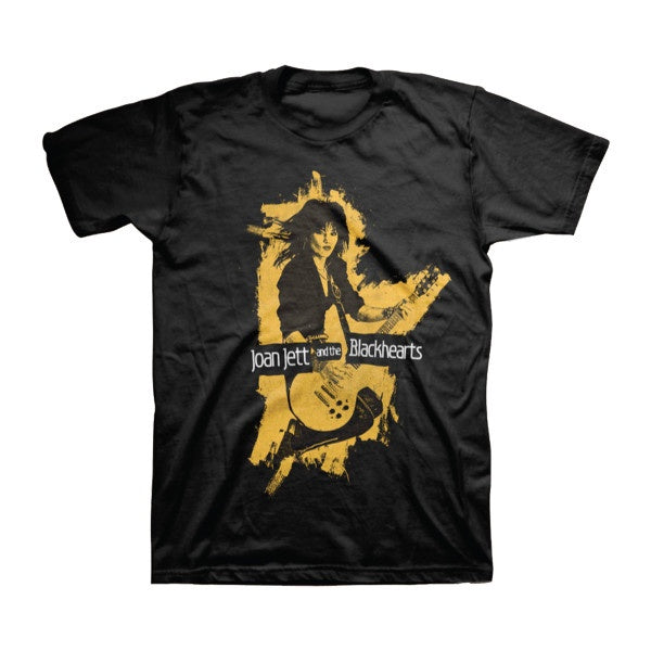 Joan Jett - Yellow Silhouette T-shirt