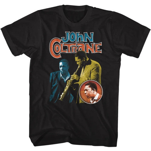 John Coltrane - Three Pic Saxophone T-shirt