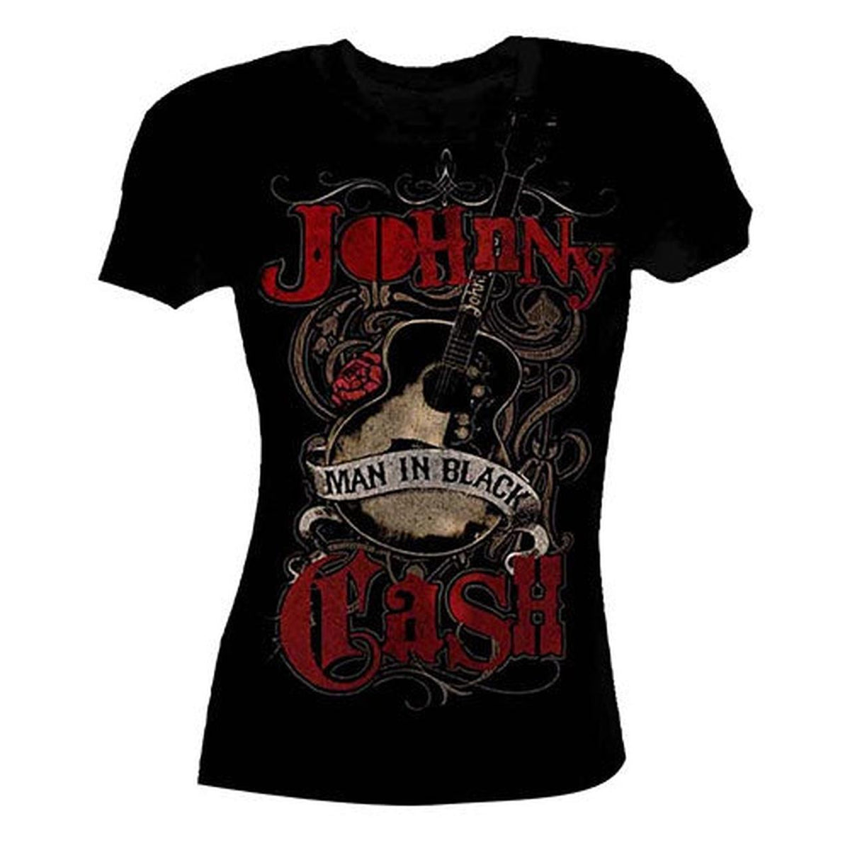 Johnny Cash - MIB Guitar T-shirt
