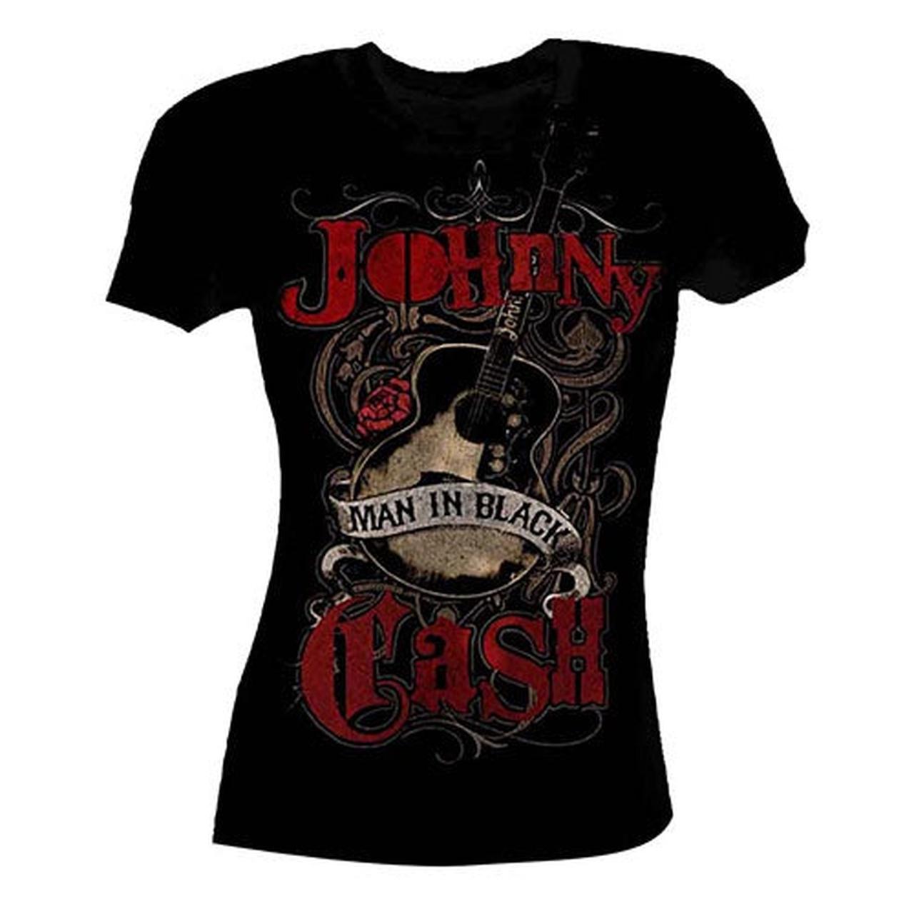 Johnny Cash - MIB Guitar T-shirt