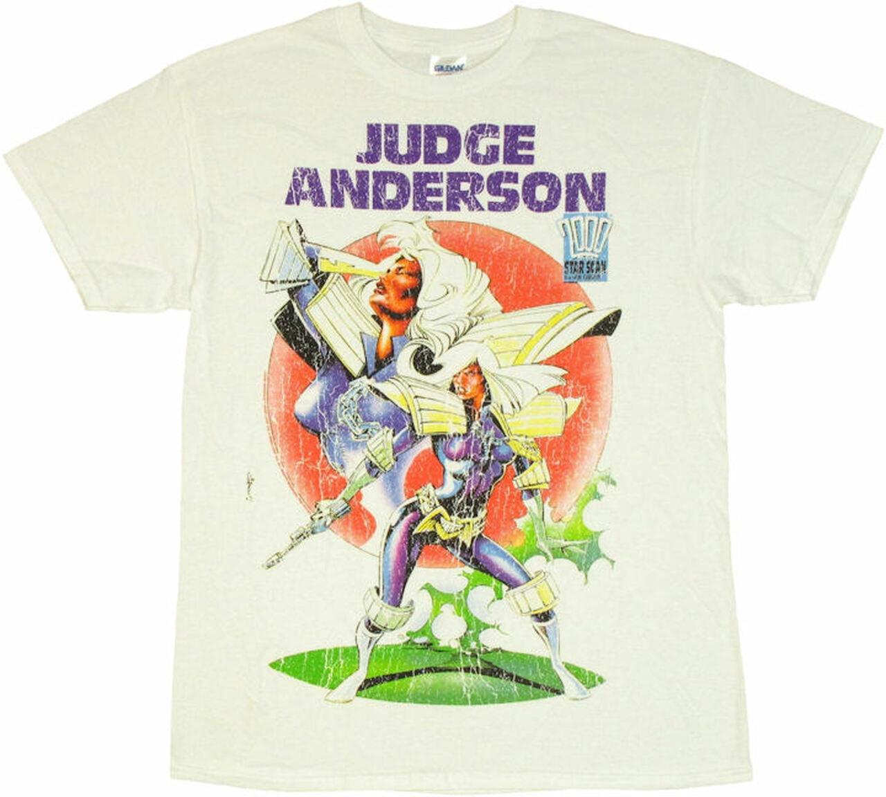 Judge Anderson - Star Scan T-shirt