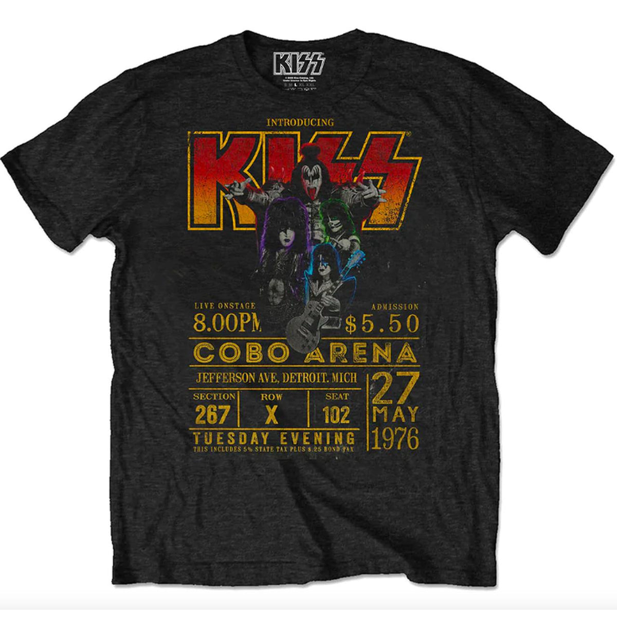 KISS - Cobo Arena T-shirt