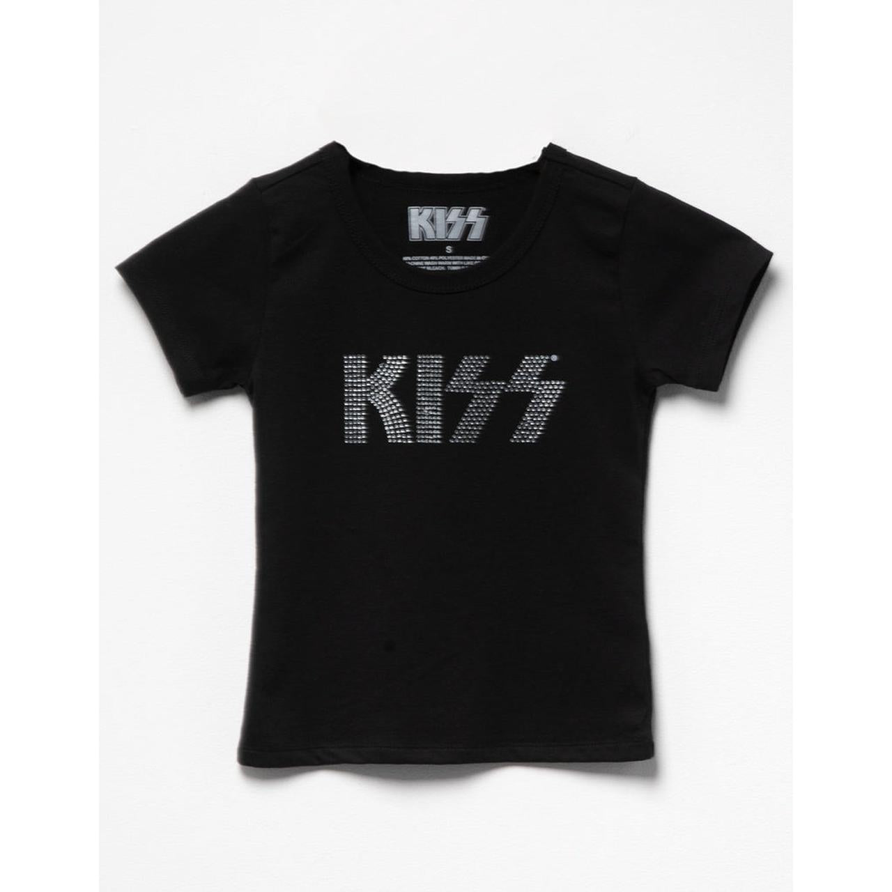 Kiss - Rhinestone Ladies T-shirt