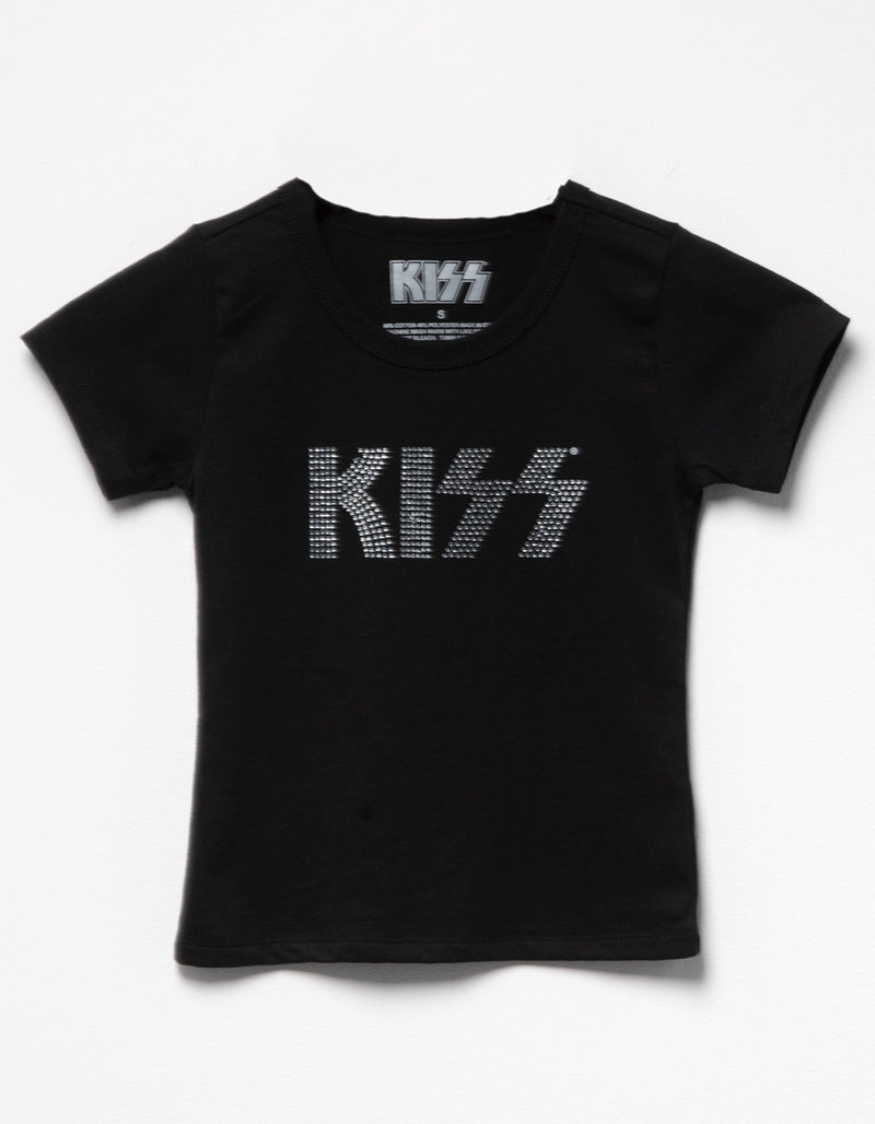 Kiss - Rhinestone Ladies T-shirt