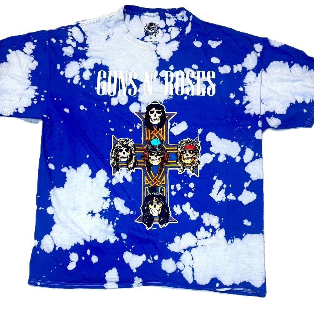 Guns N Roses - Appetite for Destruction Bleach Tie Dye T-shirt