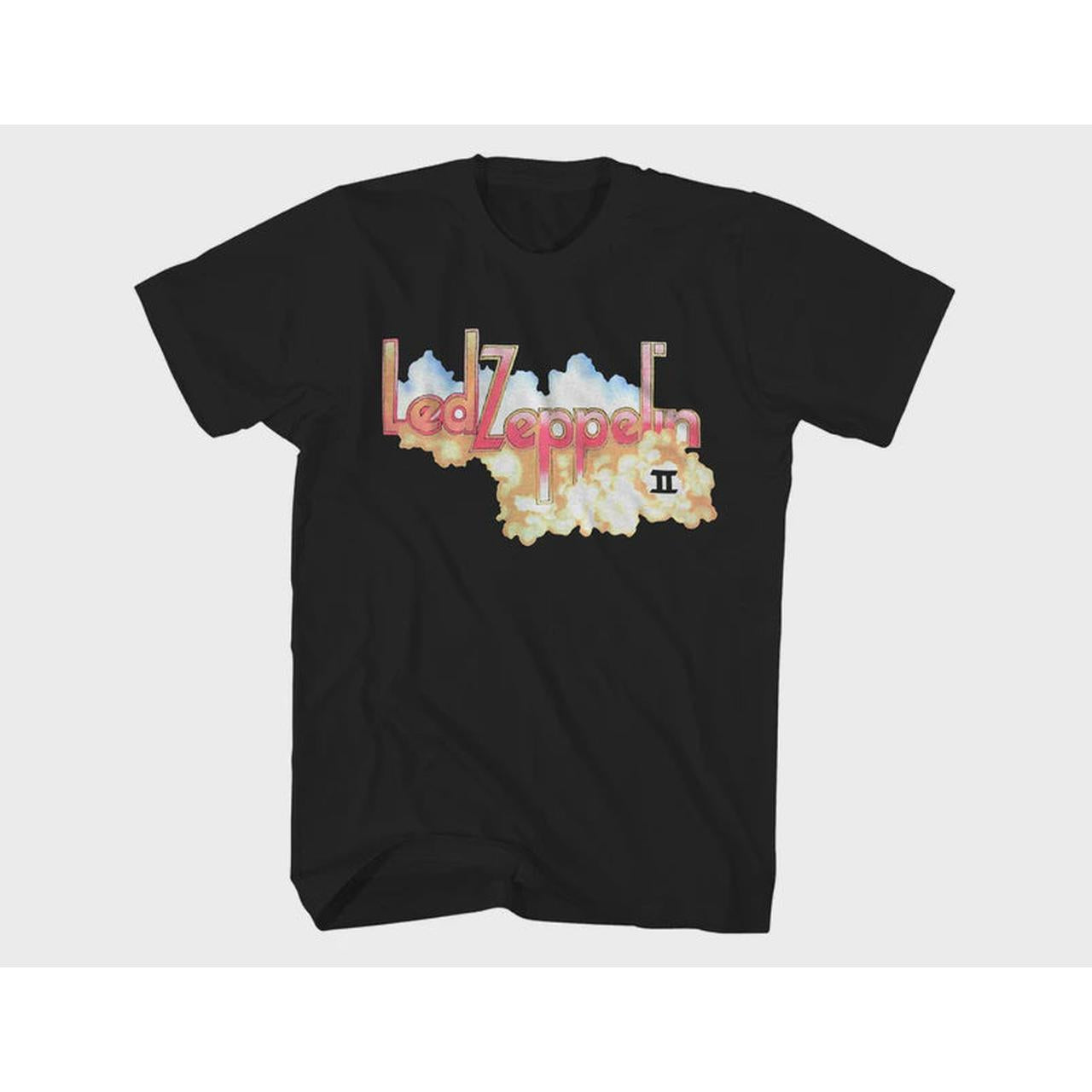 Led Zeppelin - II Logo And Cloud T-shirt