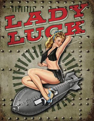 Legends - Lady Luck 'Nose Art Billboard