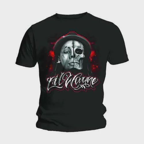Lil Wayne - Skull Sketch T-shirt