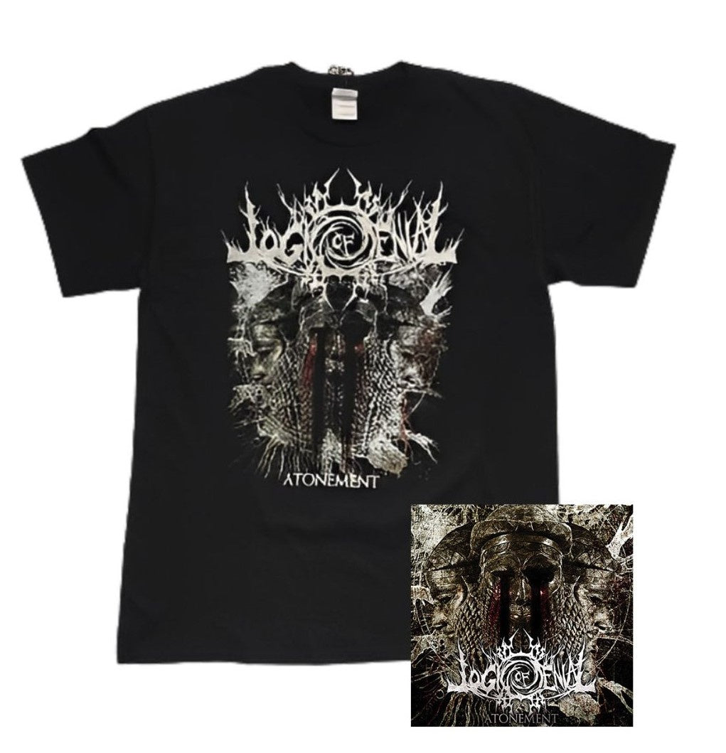 Logic Of Denial - Atonement T-shirt And CD Artist Collection