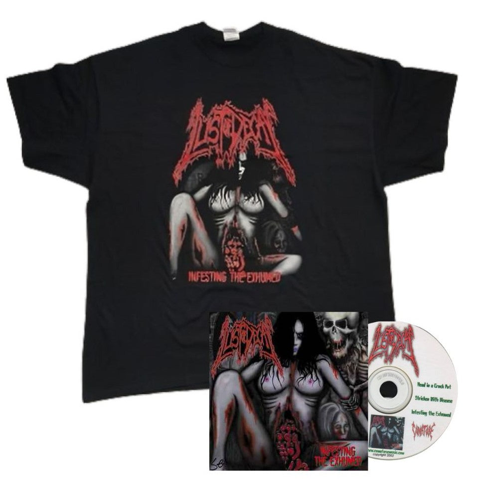 Lust Of Decay - Infesting The Exhumed T-shirt And CD Artist Collection