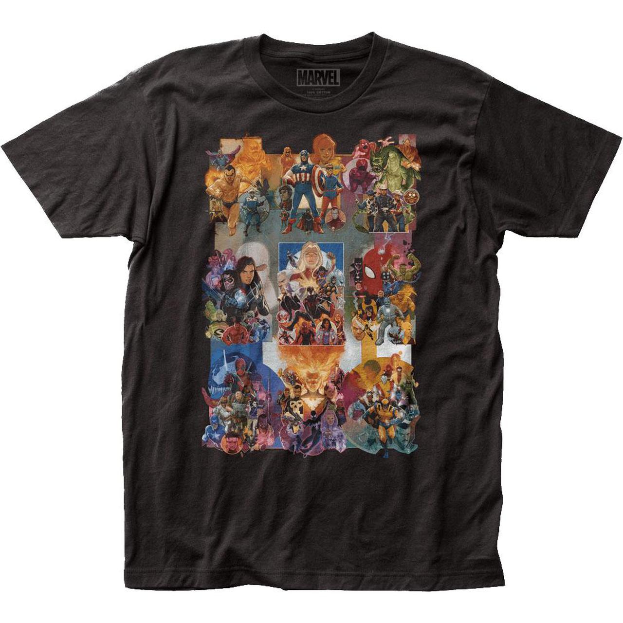 Marvel - Painted Collage Premium T-shirt