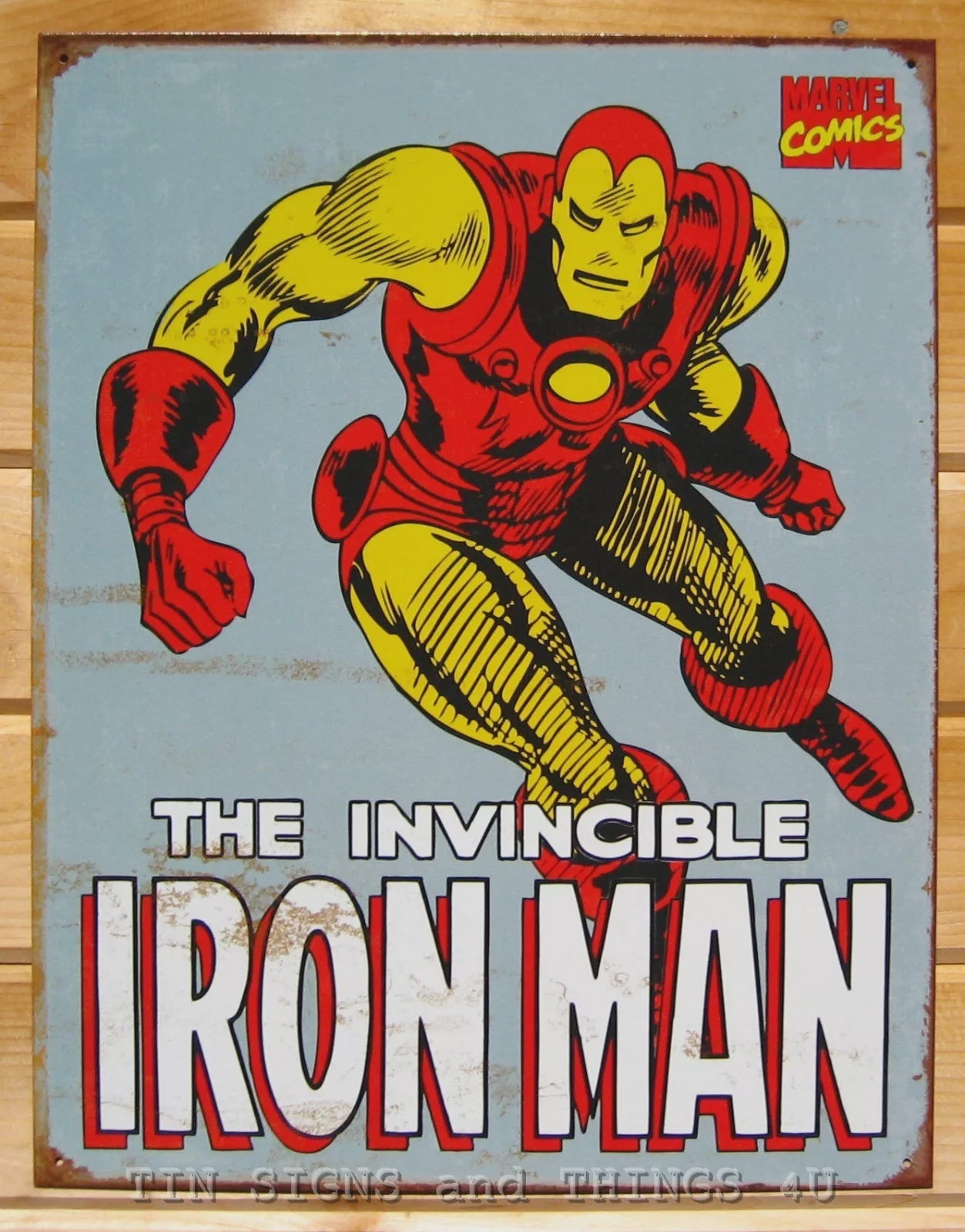 Marvel - Retro Invincible Iron Man Billboard