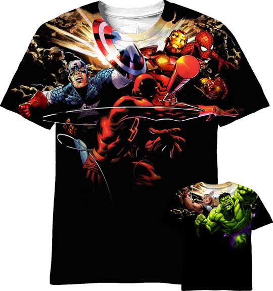 Marvel - Universe Battle Sublimated T-shirt