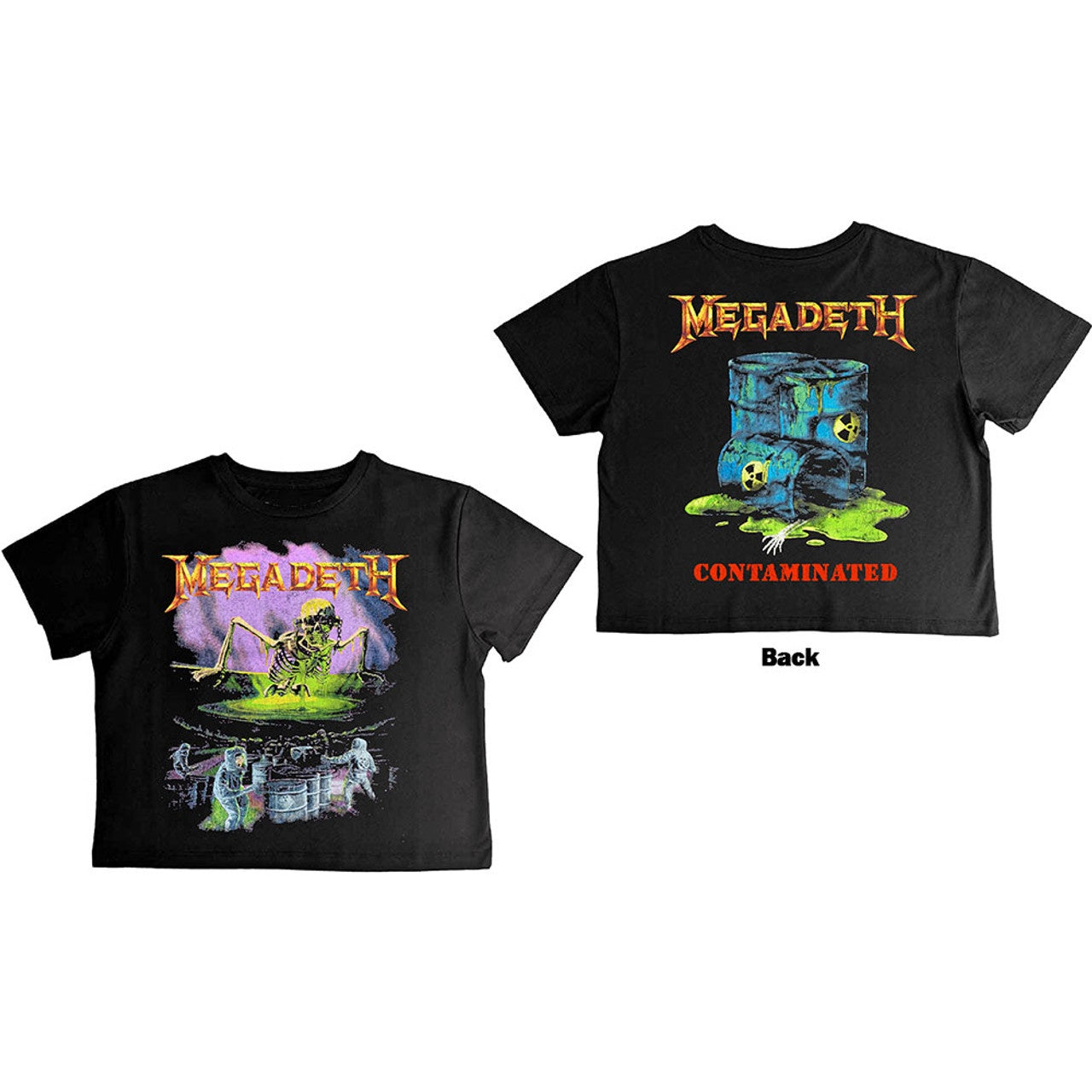 Megadeth - Contaminated Crop Top T-shirt