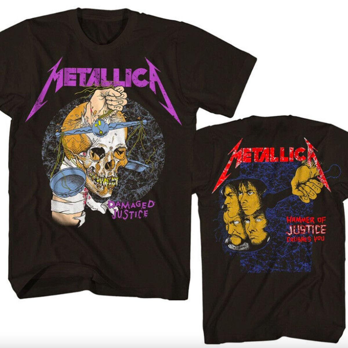 Metallica - Damaged Justice T-shirt