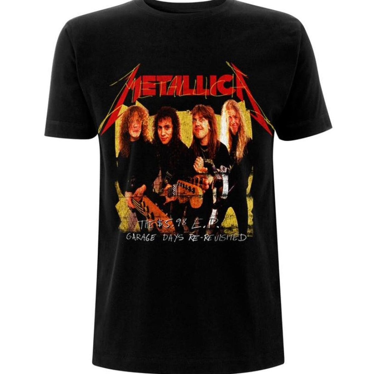 Metallica - Garage Photo Yellow T-shirt
