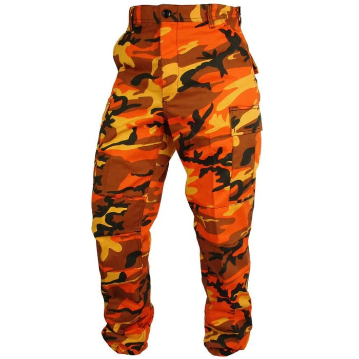 Military Surplus - Orange Cargo Pants