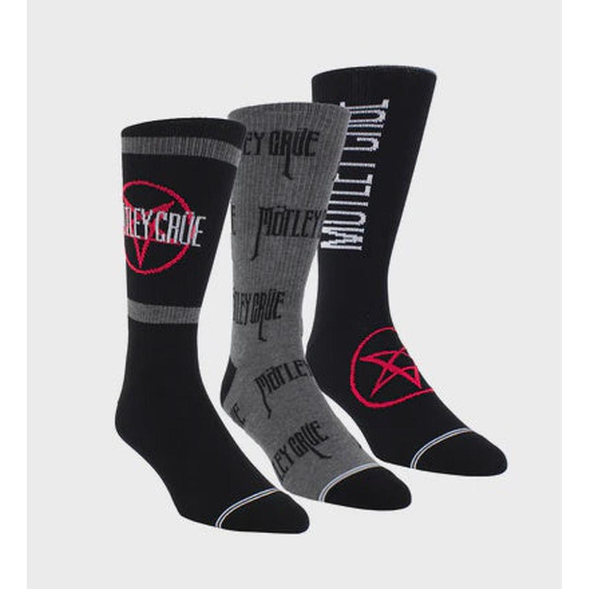 Motley Crue - Three Pair Socks