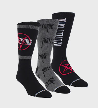 Motley Crue - Three Pair Socks