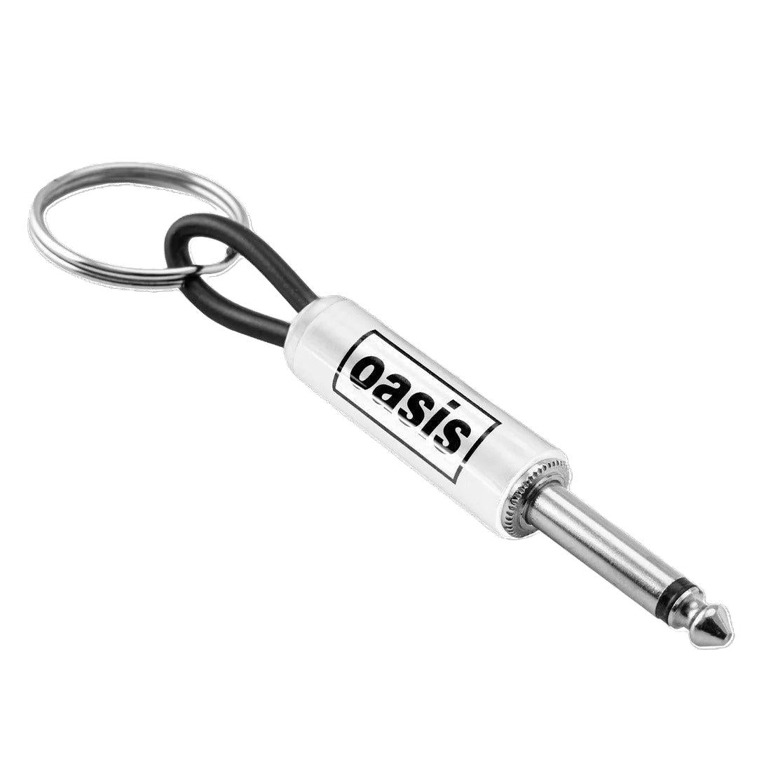 Oasis - Logo Guitar Plug Keychain