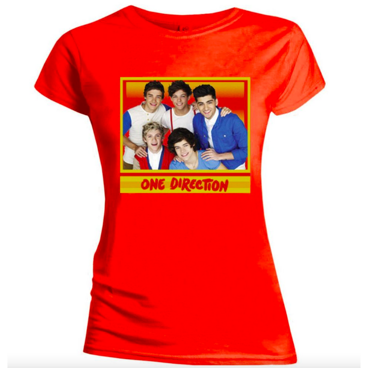 One Direction - Red Group Pic Women&#39;s T-shirt