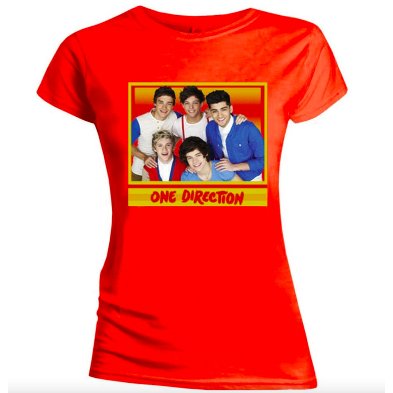 One Direction - Red Group Pic Women's T-shirt