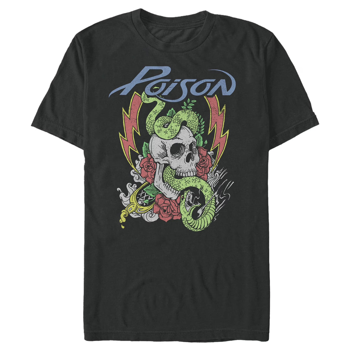 Poison - Skull And Snake T-shirt