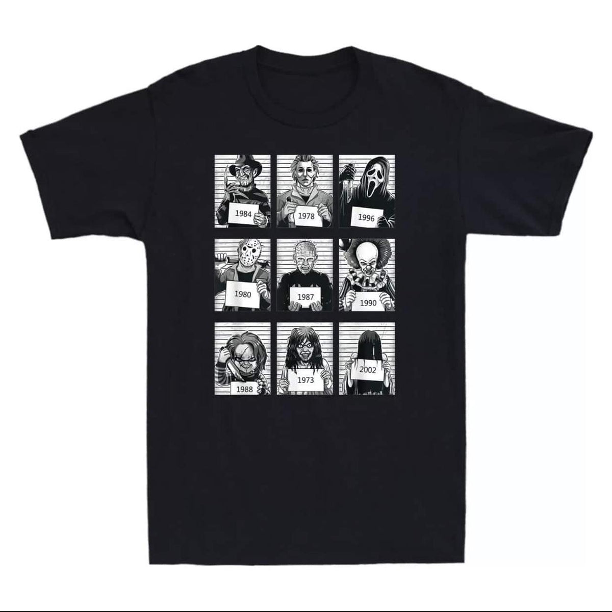 Police Line - Horror Characters T-shirt