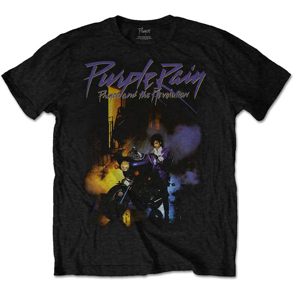 Prince - Purple Rain Black T-shirt