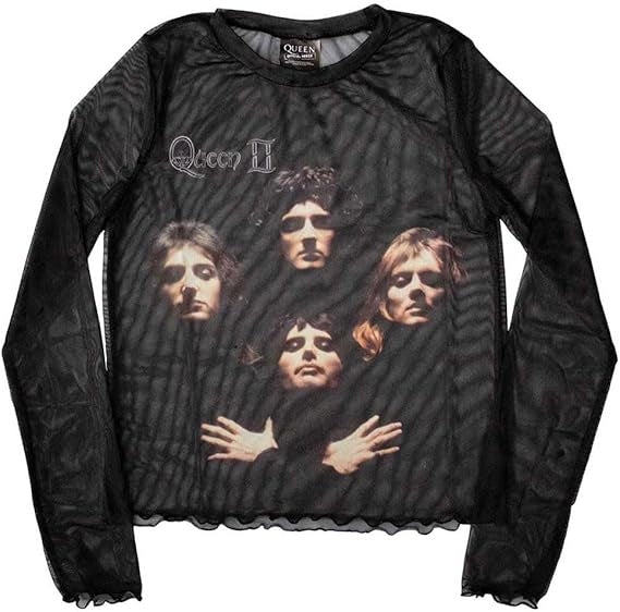 Queen - Bohemian Rhapsody Long Sleeve Mesh T-shirt