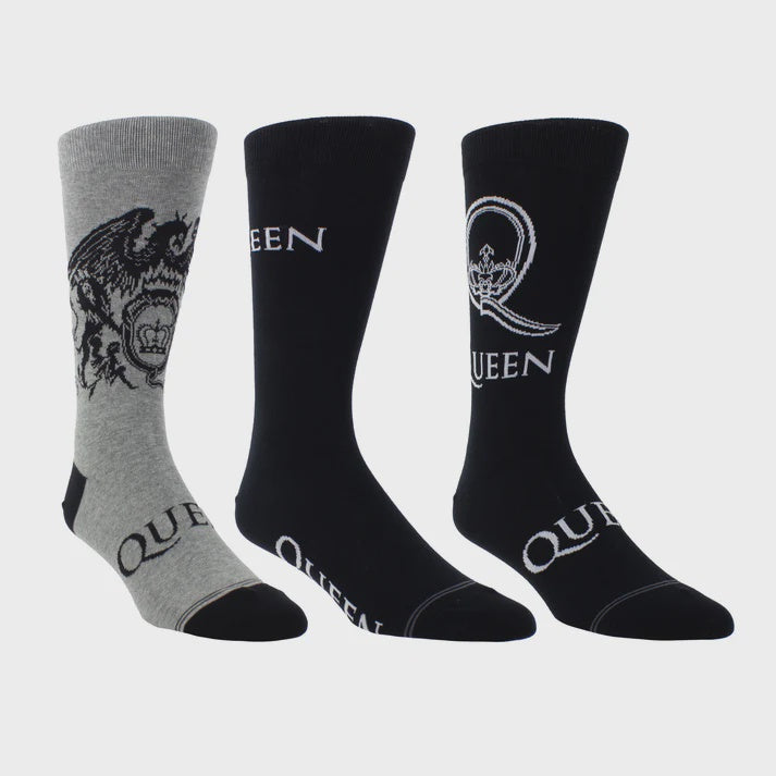 Queen - Three Pair Socks