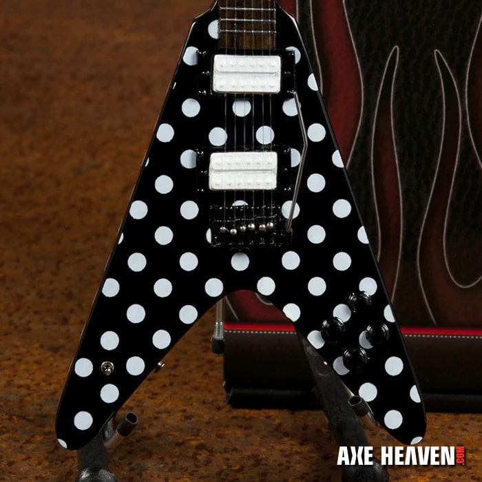 Randy Rhoads - Harpoon Polka Dot Miniature Guitars