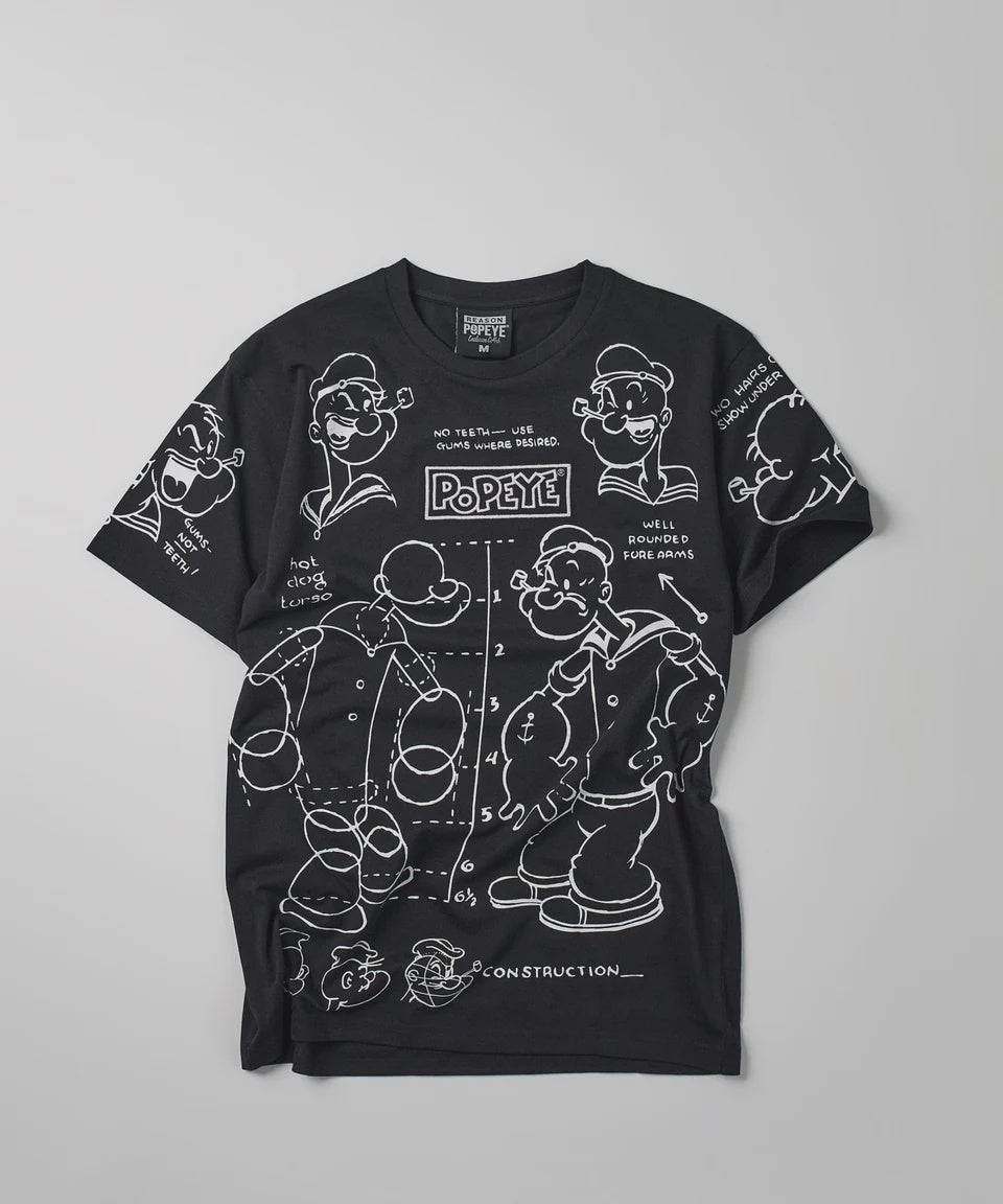 Reason - Popeye Construction T-shirt