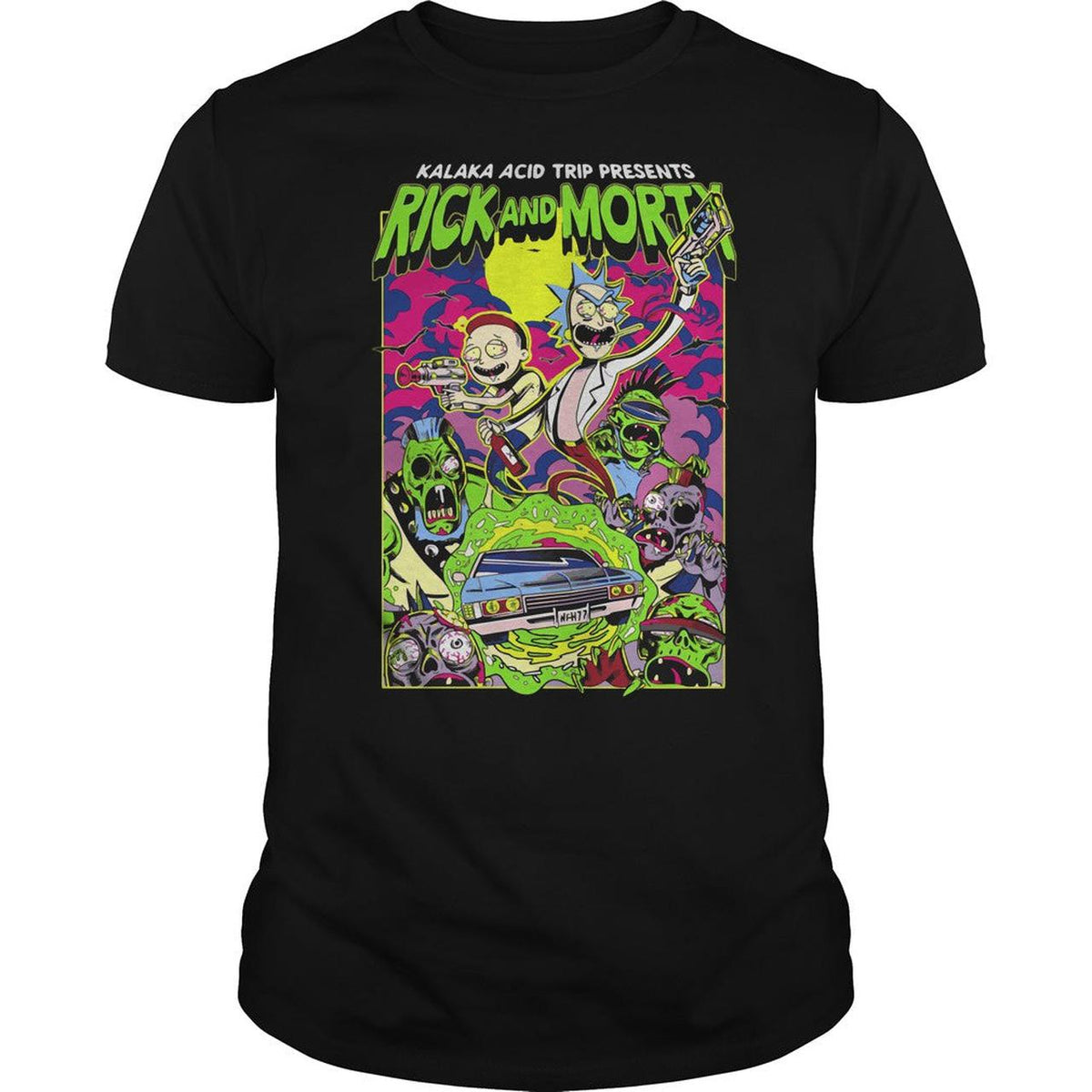 Rick and Morty - Kalaka Acid Trip Presents T-shirt