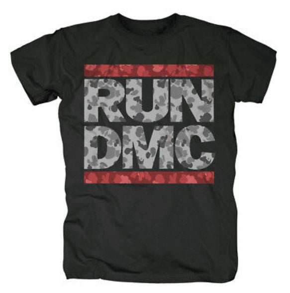 Run DMC - Camo Logo T-shirt