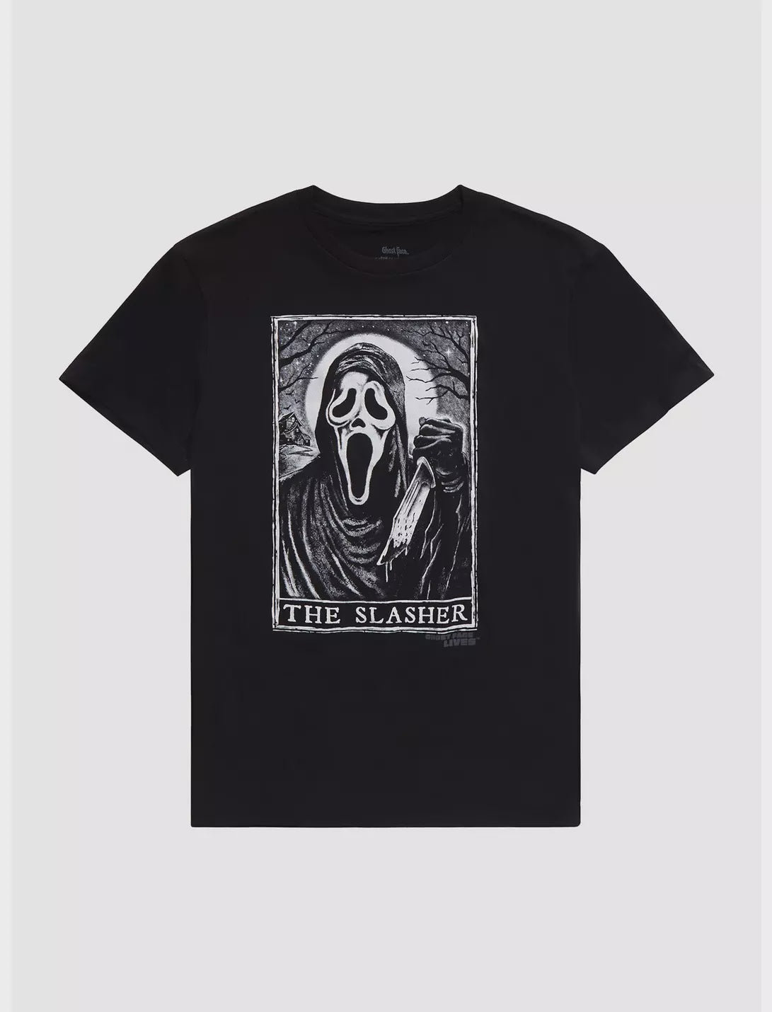 Scream - Ghost Face The Slasher Tarot Card T-shirt