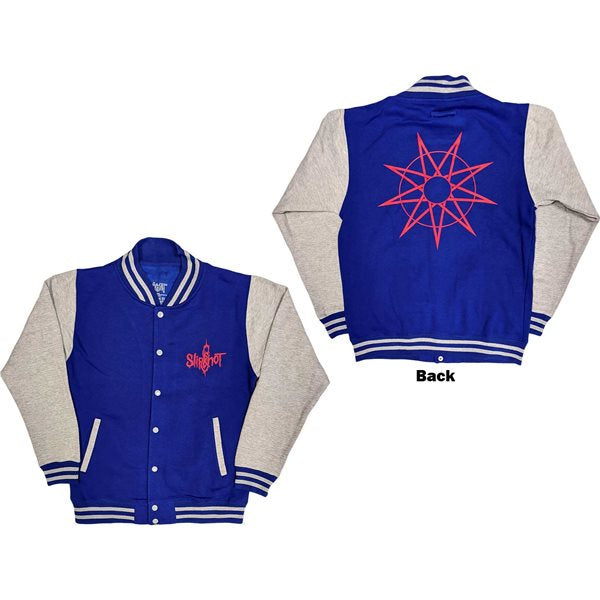 Slipknot - 9 Point Star Blue Varsity Jacket