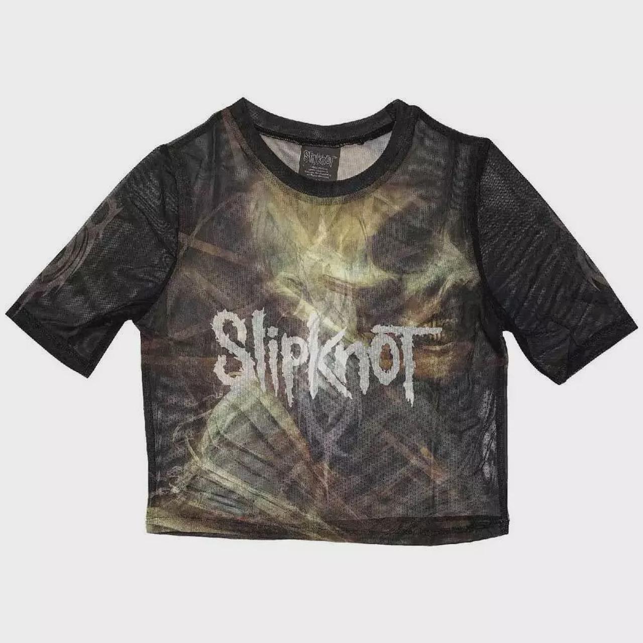 Slipknot - The End So Far Profile Mesh Crop Top T-shirt
