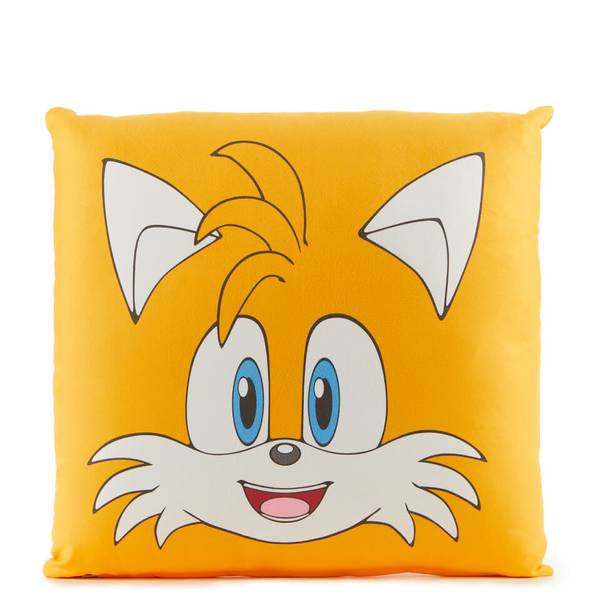 Sonic The Hedgehog Tails Face Cushion Throw Pillow