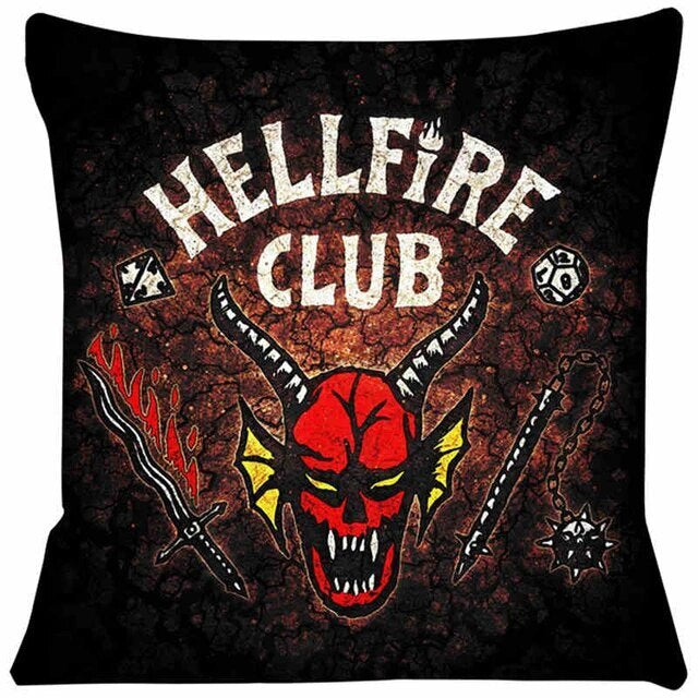 Stranger Things - Hellfire Club Cushion Throw Pillow