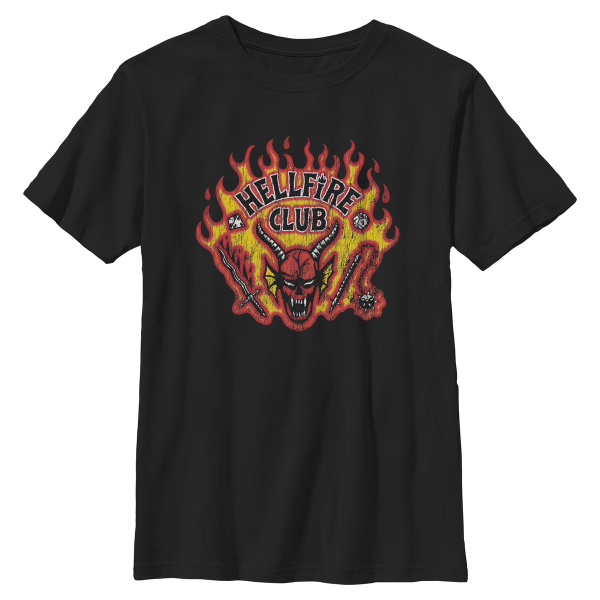 Stranger Things - Retro Hellfire Club Logo T-shirt